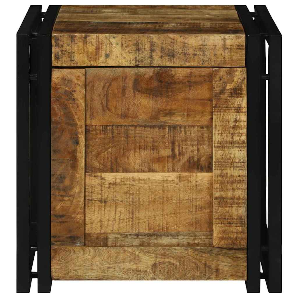 Scatola di Stoccaggio 40 x 40 x 40 cm legno massello di mango