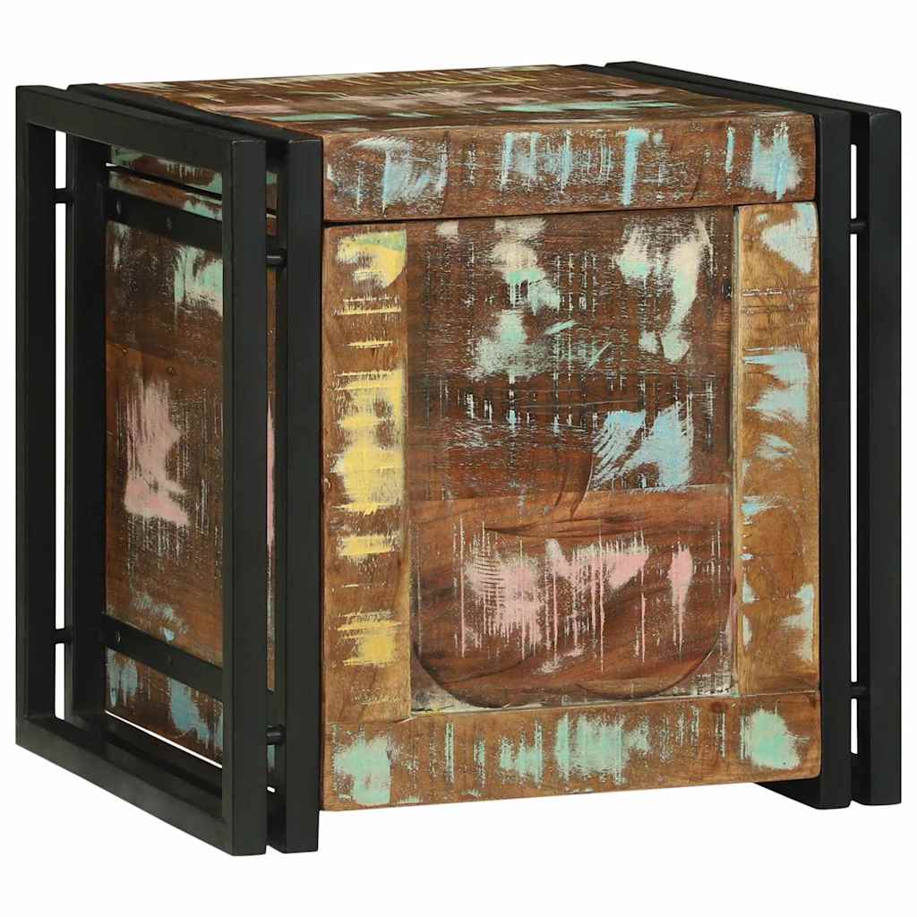 Scatola di Stoccaggio 40 x 40 x 40 cm Legno massello di acacia