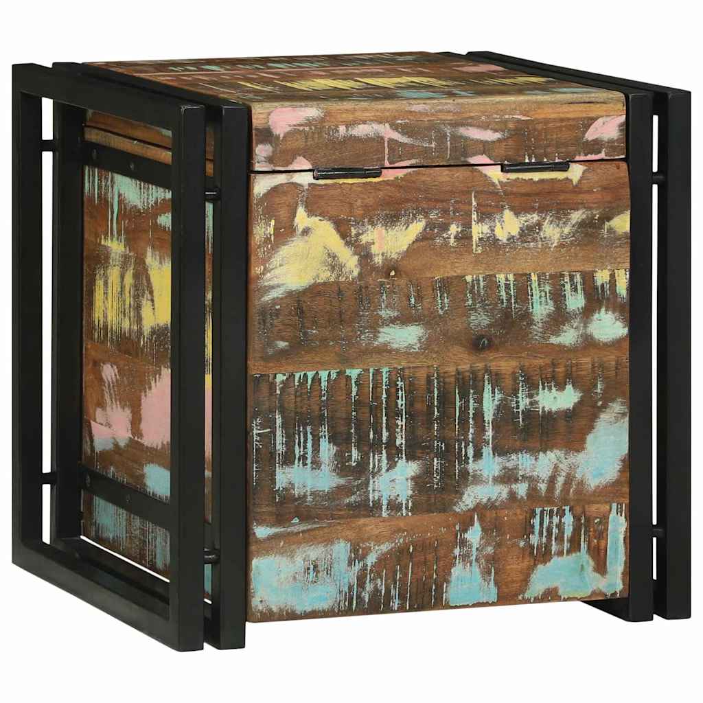 Scatola di Stoccaggio 40 x 40 x 40 cm Legno massello di acacia