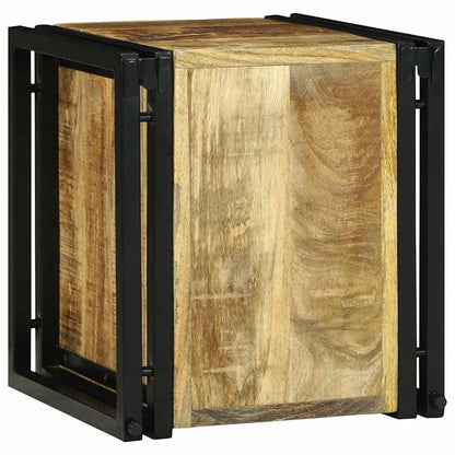 Portabottiglie 34.5 x 35 x 39 cm Legno massello di mango - homemem39