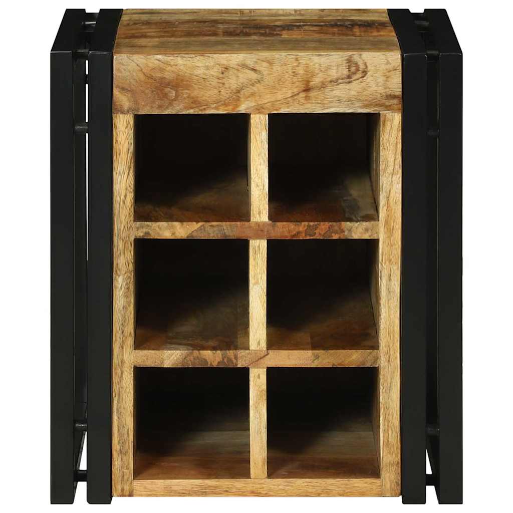 Portabottiglie 35 x 35 x 39 cm Legno di mango massello | homemem39