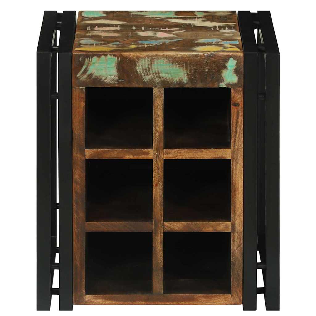 Portabottiglie 34.5 x 35 x 39 cm Legno massello di recupero - homemem39