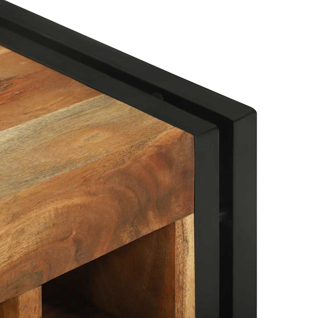 Portabottiglie 34.5 x 35 x 39 cm Legno massello di acacia - homemem39