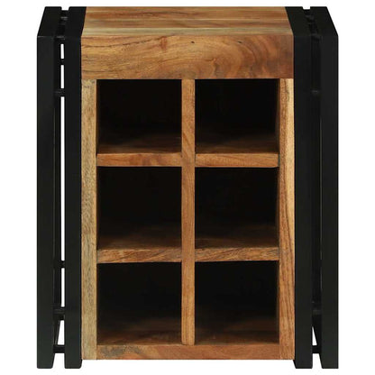Portabottiglie 35 x 35 x 39 cm Legno di Acacia Massello | homemem39