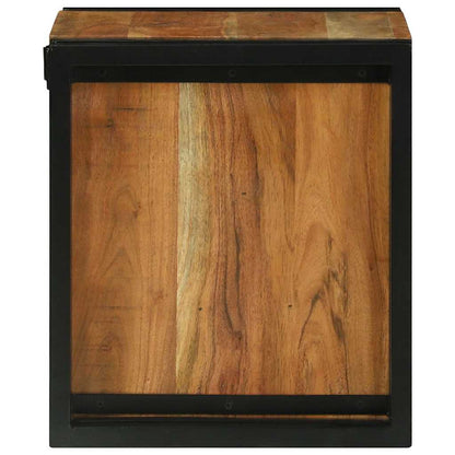Portabottiglie 34.5 x 35 x 39 cm Legno massello di acacia - homemem39