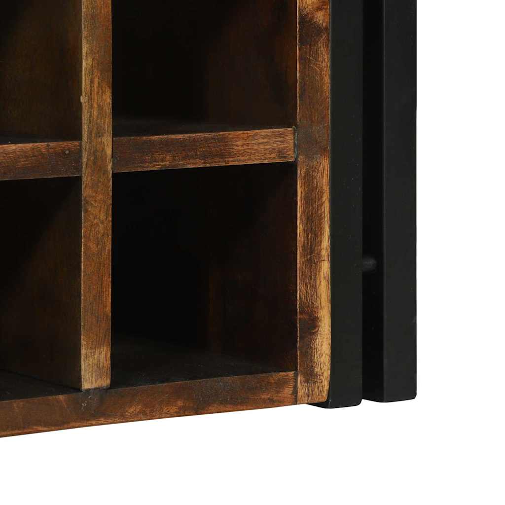 Portabottiglie 46 x 35 x 27.5 cm Legno massello di recupero - homemem39