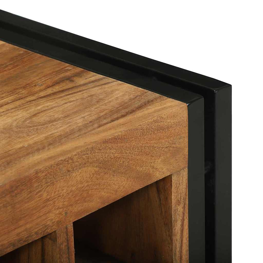 Portabottiglie 46 x 35 x 27.5 cm Legno massello di acacia - homemem39