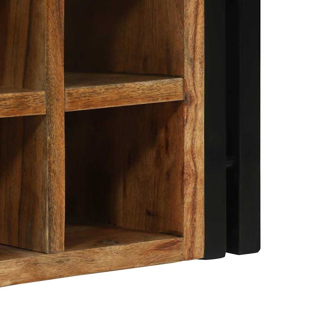 Portabottiglie 46 x 35 x 27.5 cm Legno massello di acacia - homemem39