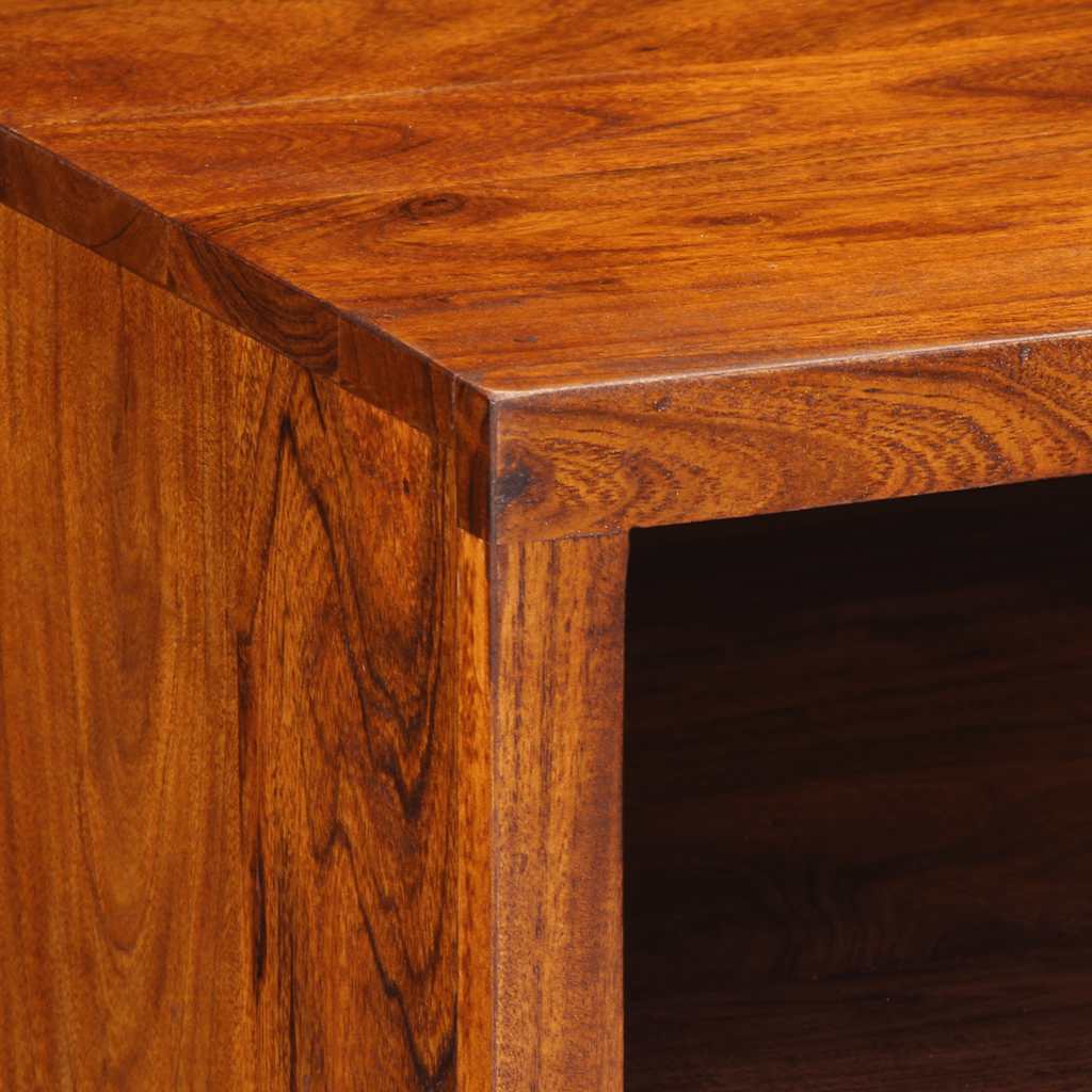 Tavolino da Salotto 90x50x40 cm in Legno Massello di Acacia