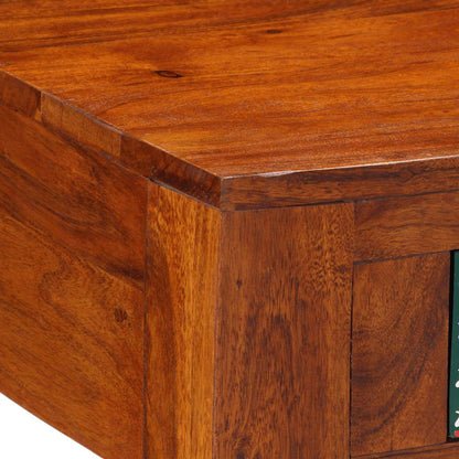 Tavolino da Salotto 90x50x40 cm in Legno Massello di Acacia