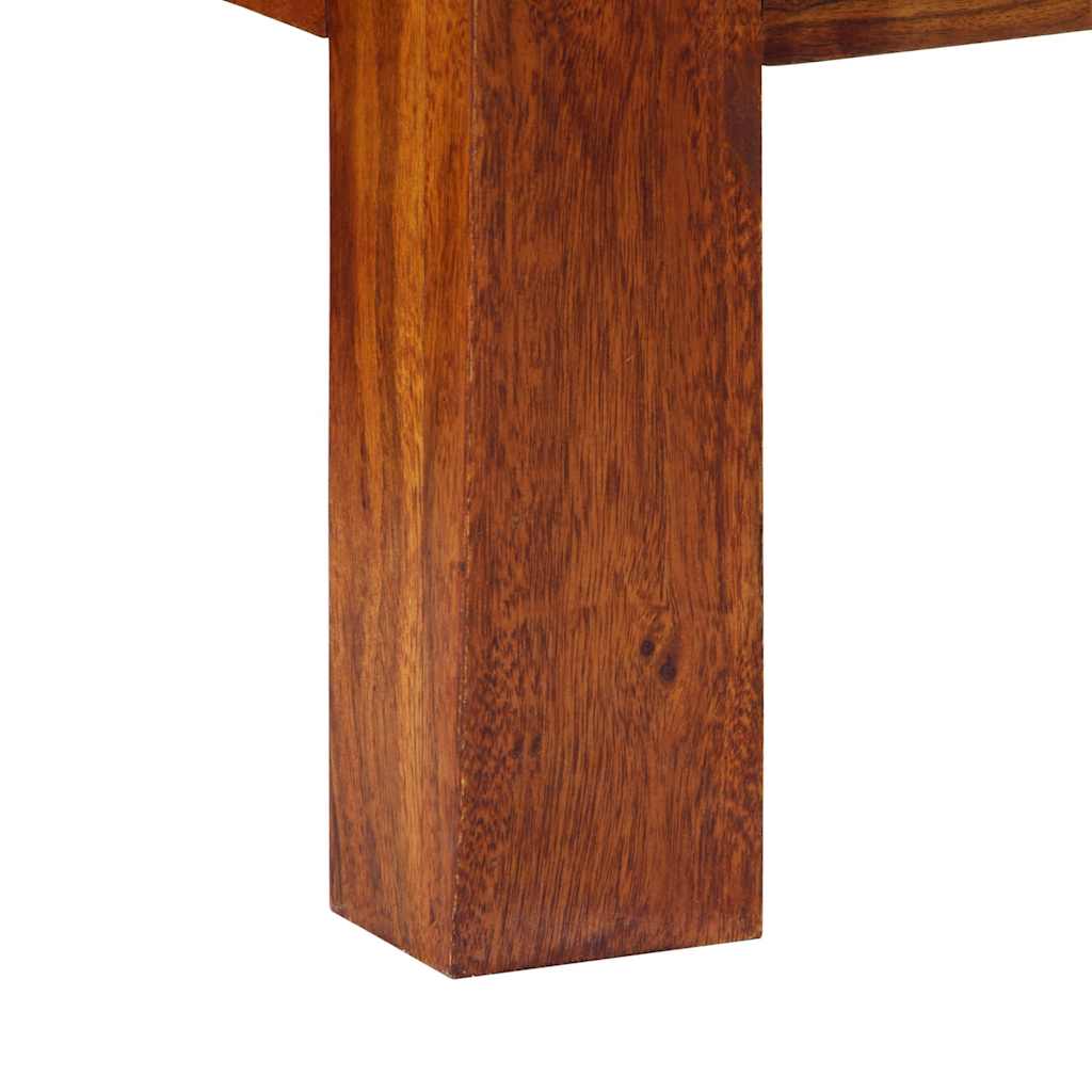 Tavolino da Salotto 90x50x40 cm in Legno Massello di Acacia