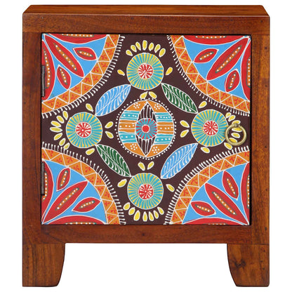 Comodini 2 pz 40x30x45 cm in Legno Massello di Acacia - homemem39