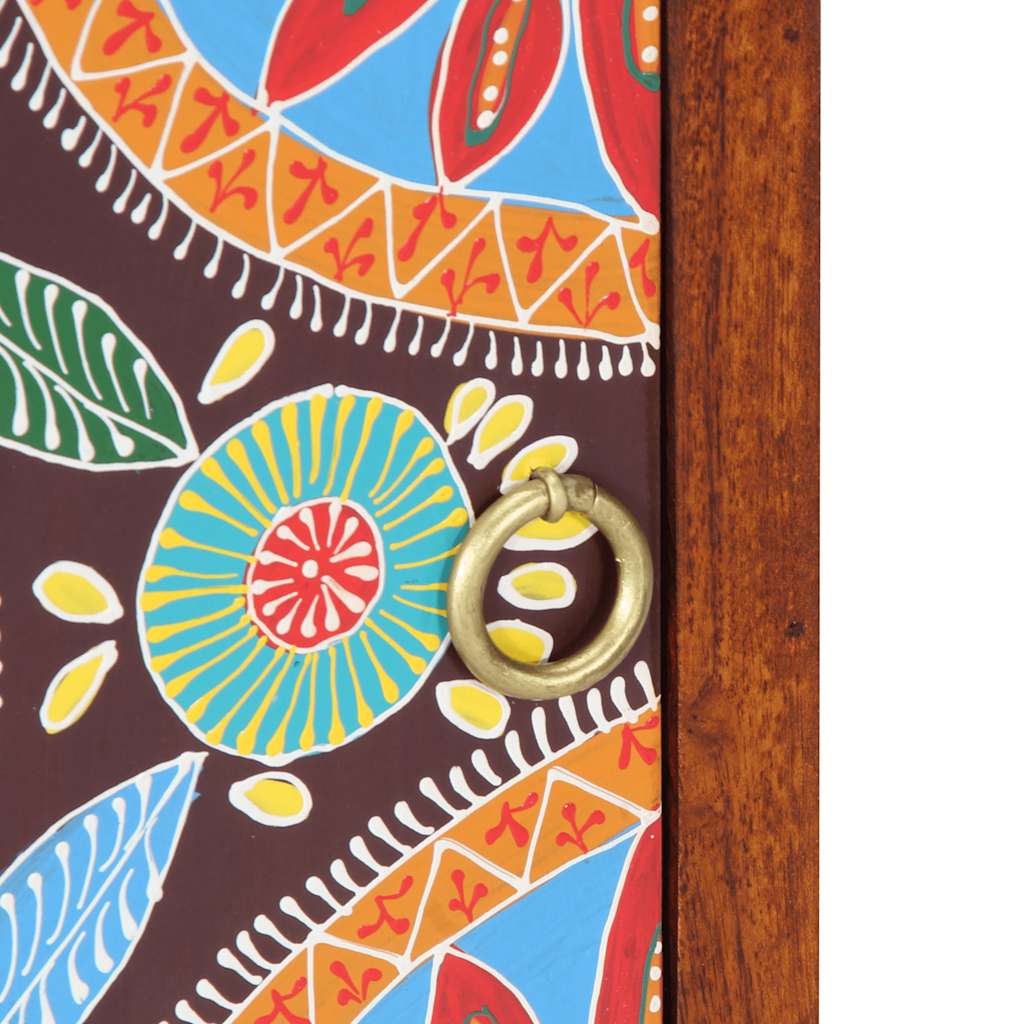 Comodini 2 pz 40x30x45 cm in Legno Massello di Acacia - homemem39