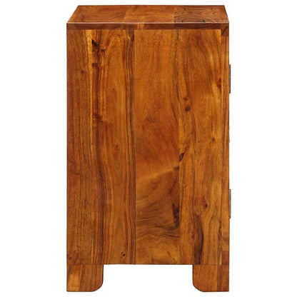 Credenza Multicolore 50x35x60 in Legno Massello di Acacia - homemem39