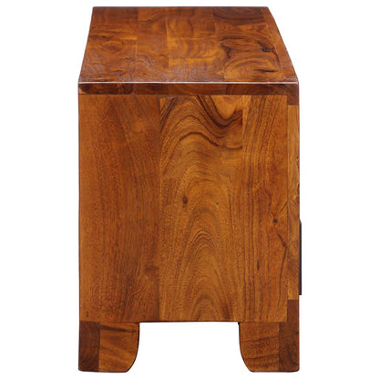 Mobile Porta TV Multicolore 110x30x40 Legno Massello di Acacia - homemem39