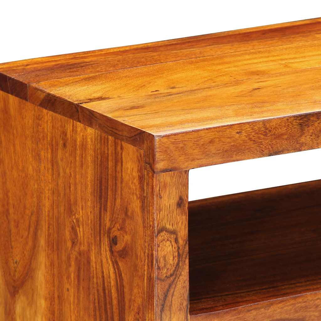 Mobile TV a Parete Multicolore 90x30x30 Legno Massello Acacia - homemem39