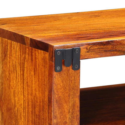 Mobile TV a Parete Multicolore 90x30x30 Legno Massello Acacia - homemem39