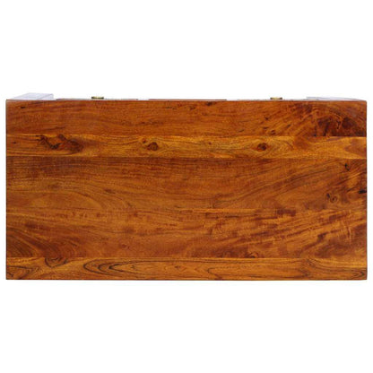 Scrivania Marrone 100 x 50 x 75 cm Legno massello di acacia