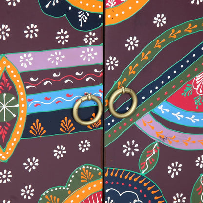 Mobile per scarpe con archiviazione Marrone 55 x 35 x 75 cm - homemem39