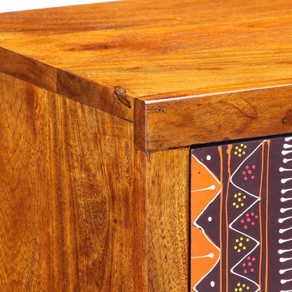 Armadio da Notte con cassetto Marrone 35 x 30 x 22 cm - homemem39