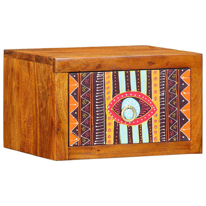 Armadio da Notte con cassetto Marrone 35 x 30 x 22 cm - homemem39