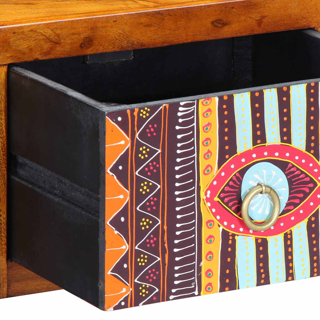 Armadio da Notte con cassetto 2 pcs Marrone 35 x 30 x 22 cm - homemem39