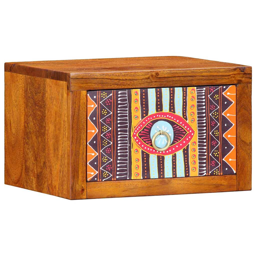 Armadio da Notte con cassetto 2 pcs Marrone 35 x 30 x 22 cm - homemem39