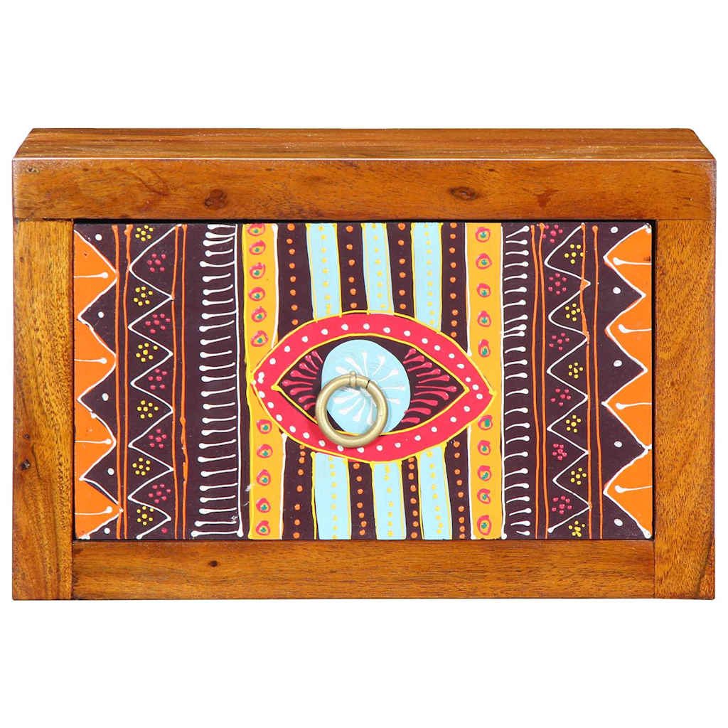 Armadio da Notte con cassetto 2 pcs Marrone 35 x 30 x 22 cm - homemem39