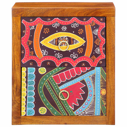 Armadio da Notte con cassetto Marrone 35 x 30 x 40 cm