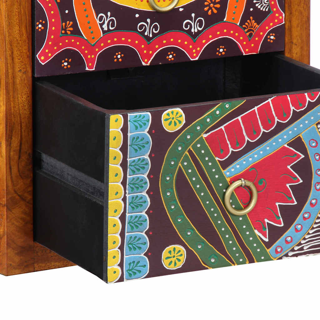 Armadio da Notte con cassetto 2 pcs Marrone 35 x 30 x 40 cm