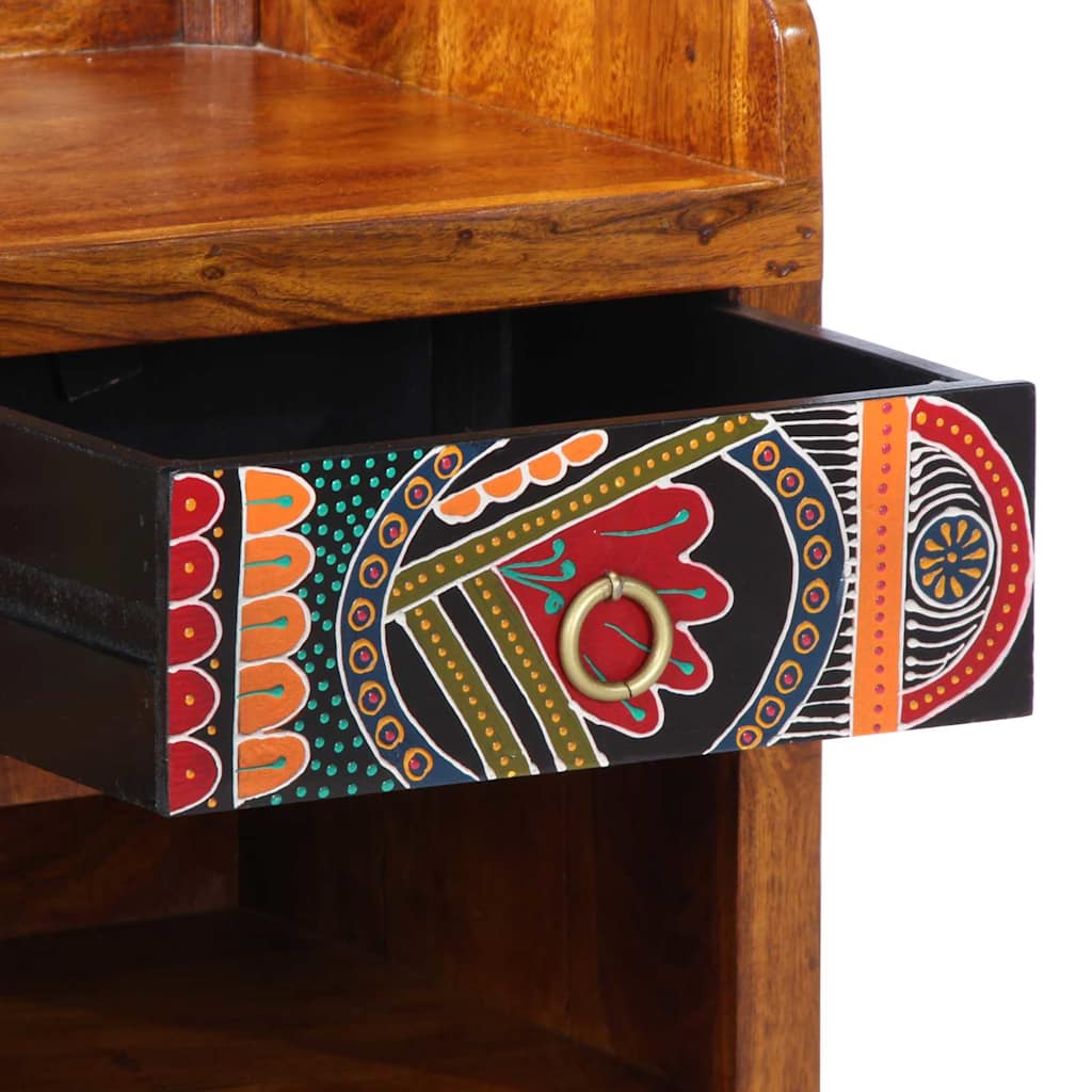 Panca per scarpe con cassetto Marrone miele 100 x 35 x 45 cm | homemem39