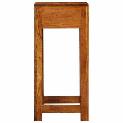 Porta telefono Marrone 35 x 35 x 75 cm Legno massello di acacia - homemem39