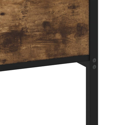 Giroletto senza Materaso in Metallo Rovere Fumo 107x203 cm - homemem39