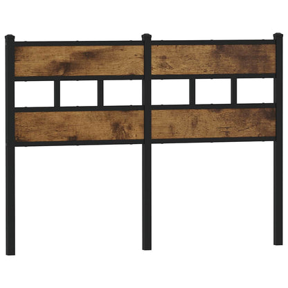 Testiera di Ricambio Rovere Fumo 120 cm in Ferro e Truciolato | homemem39