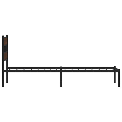 Giroletto senza Materasso con Testiera Rovere Marrone 80x200 cm | homemem39
