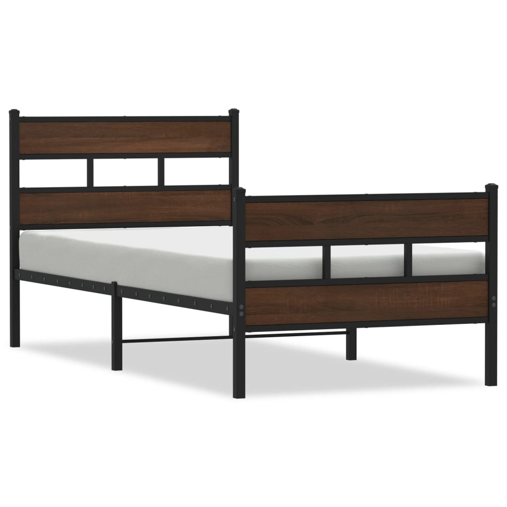 Giroletto senza Materasso con Testiera e Pediera 90x200 cm | homemem39