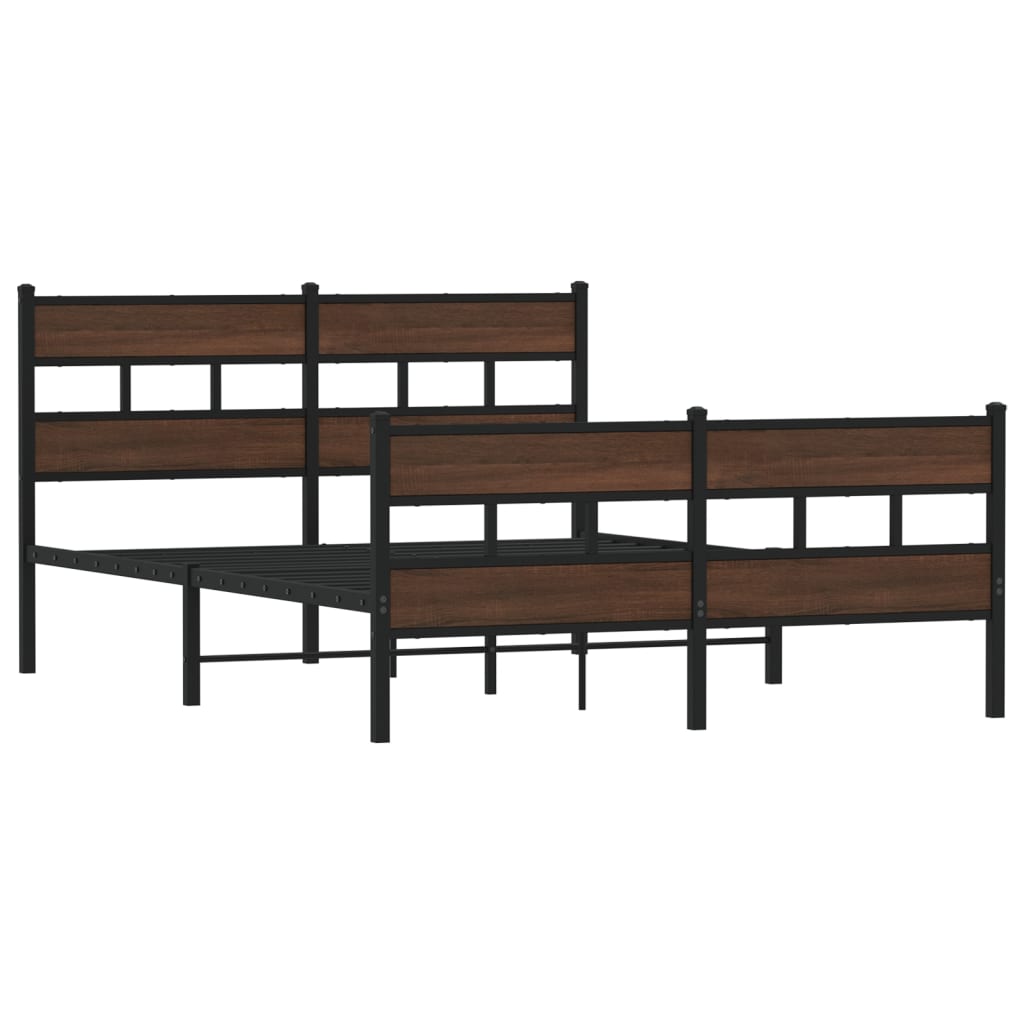 Giroletto senza Materasso con Testiera e Pediera 137x190 cm | homemem39
