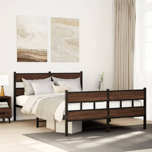 Giroletto senza Materasso con Testiera e Pediera 137x190 cm | homemem39