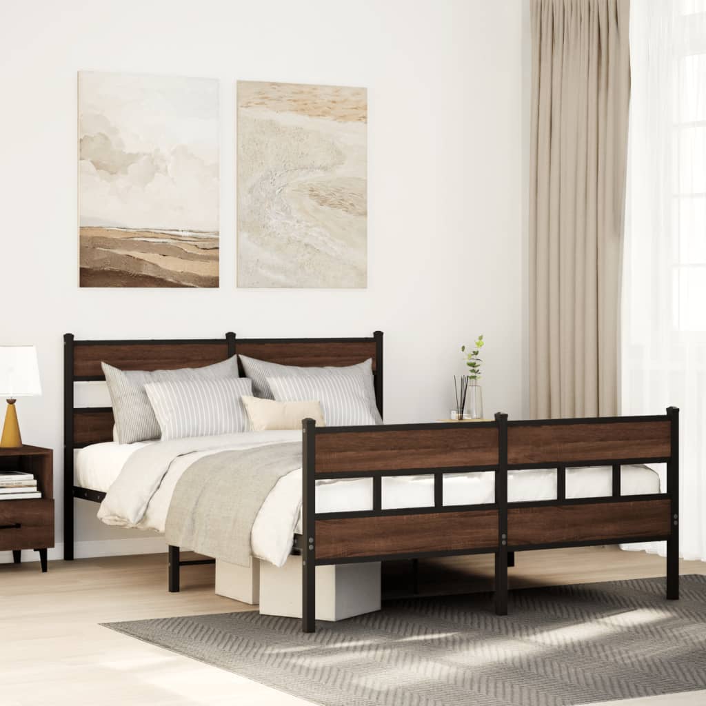 Giroletto senza Materasso con Testiera e Pediera 140x200 cm | homemem39