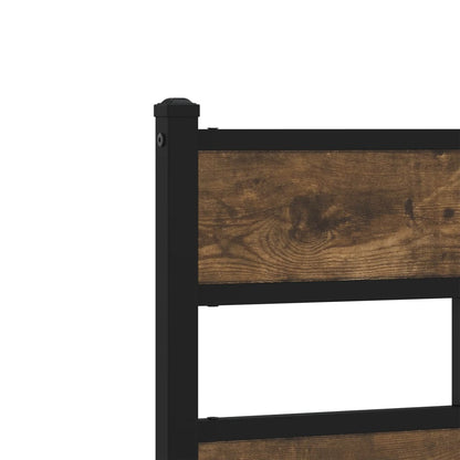 Giroletto senza Materasso con Testiera Rovere Sonoma 90x200 cm | homemem39