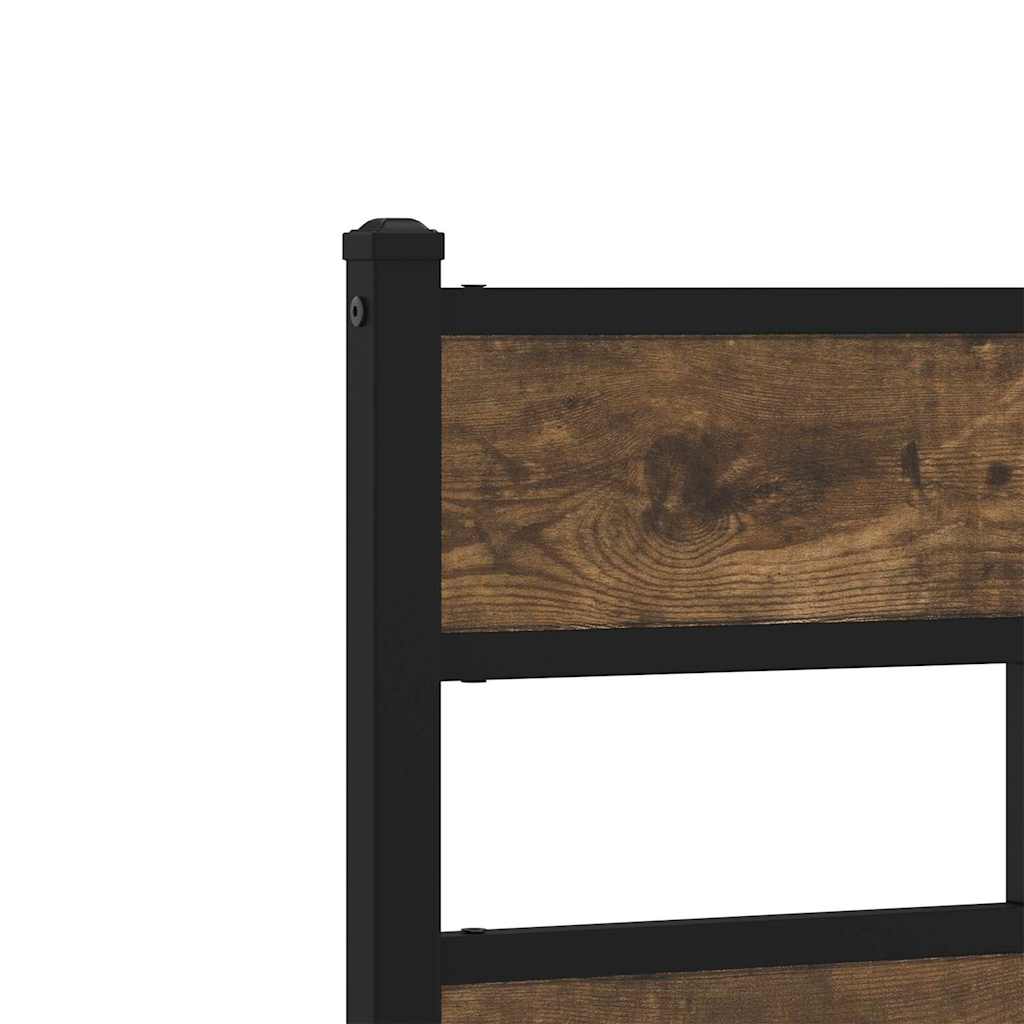 Giroletto senza Materasso con Testiera Rovere Sonoma 160x200 cm | homemem39