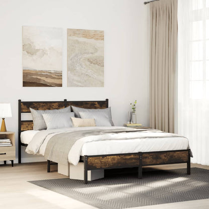 Giroletto senza Materasso Rovere Fumo 90x190 cm in Truciolato | homemem39