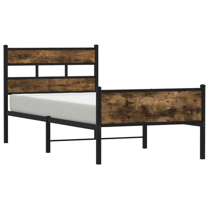 Giroletto senza Materasso Rovere Fumo 107x200 cm in Truciolato | homemem39