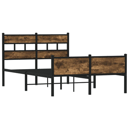 Giroletto senza Materasso Rovere Fumo 120x190 cm in Truciolato | homemem39