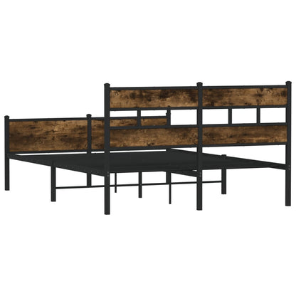 Giroletto senza Materasso Rovere Fumo 137x190 cm in Truciolato | homemem39