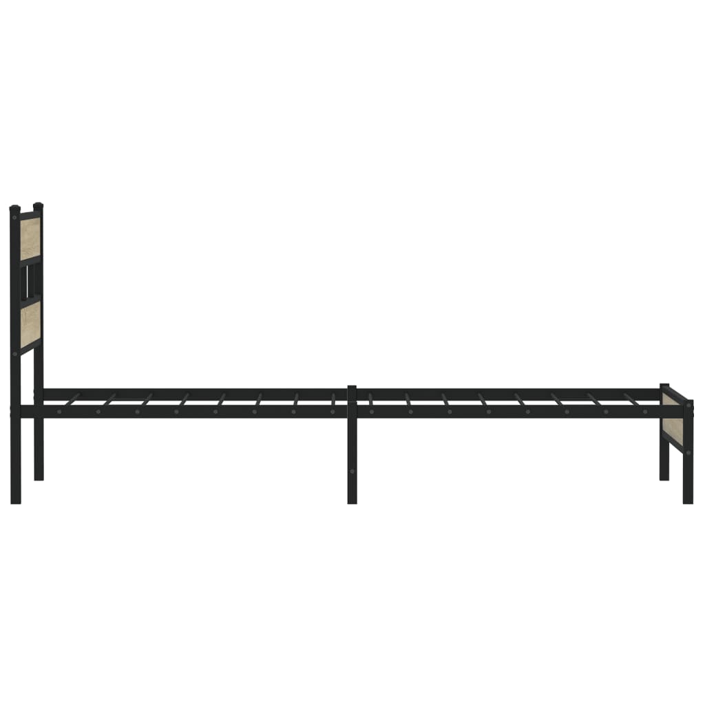 Giroletto senza Materasso Rovere Sonoma 75x190 cm in Truciolato | homemem39