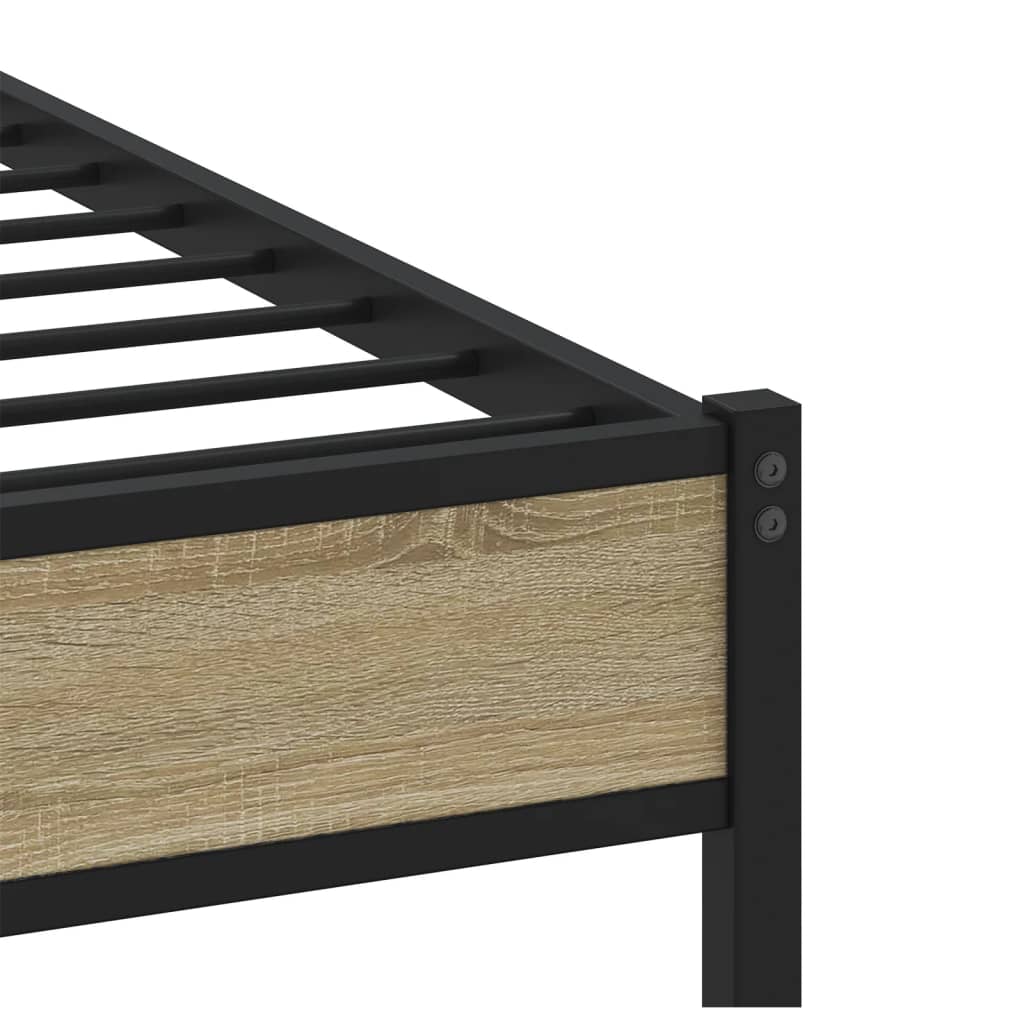Giroletto senza Materasso Rovere Sonoma 107x200cm in Truciolato | homemem39