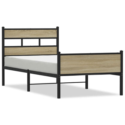 Giroletto senza Materasso Rovere Sonoma 90x190 cm in Truciolato | homemem39