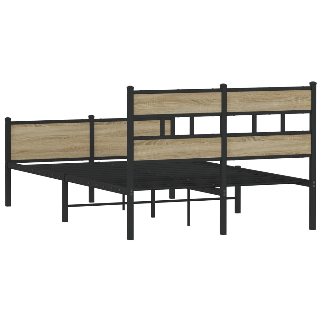Giroletto senza Materasso Rovere Sonoma 120x200cm in Truciolato | homemem39