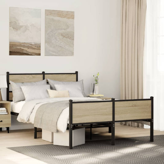 Giroletto senza Materasso Rovere Sonoma 120x200cm in Truciolato | homemem39